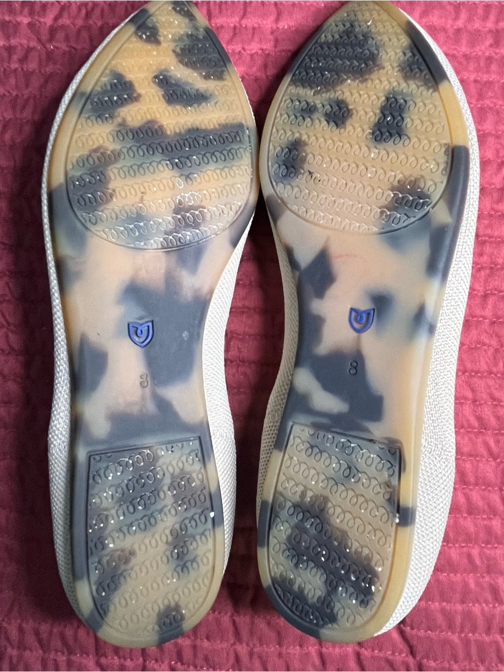Rothy’s The Point in Ecru with Tortoiseshell Outsole, Size 8 *EUC* - Picture 8 of 9